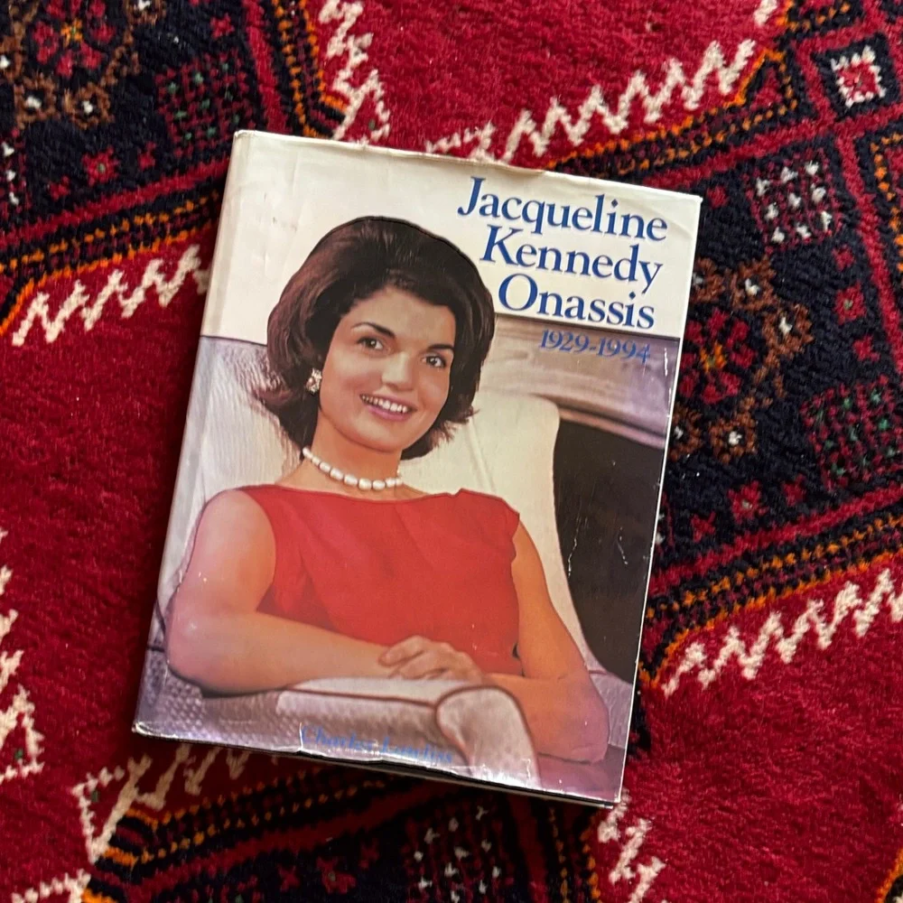 Jacqueline Kennedy Onassis Hardcover Book with Dust Jacket - Vintage